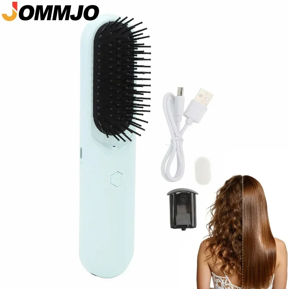 Hair Care Spray - Dampf-Elektro-Haarglättungsbürste, Luftkissen-Spray-Massage-Entwirrbürste für krauses, geschädigtes Haar,