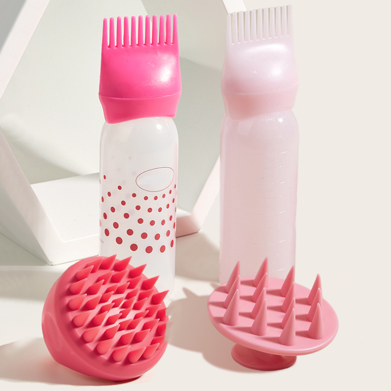 Hair Care Brand - 2 teile/satz Silikon Shampoo Flasche PP