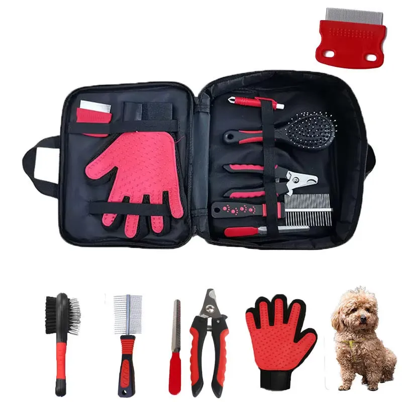 House Hair Care - Tragbares Luxus-Hundepflegeset mit Eigenem Logo 7-in-1