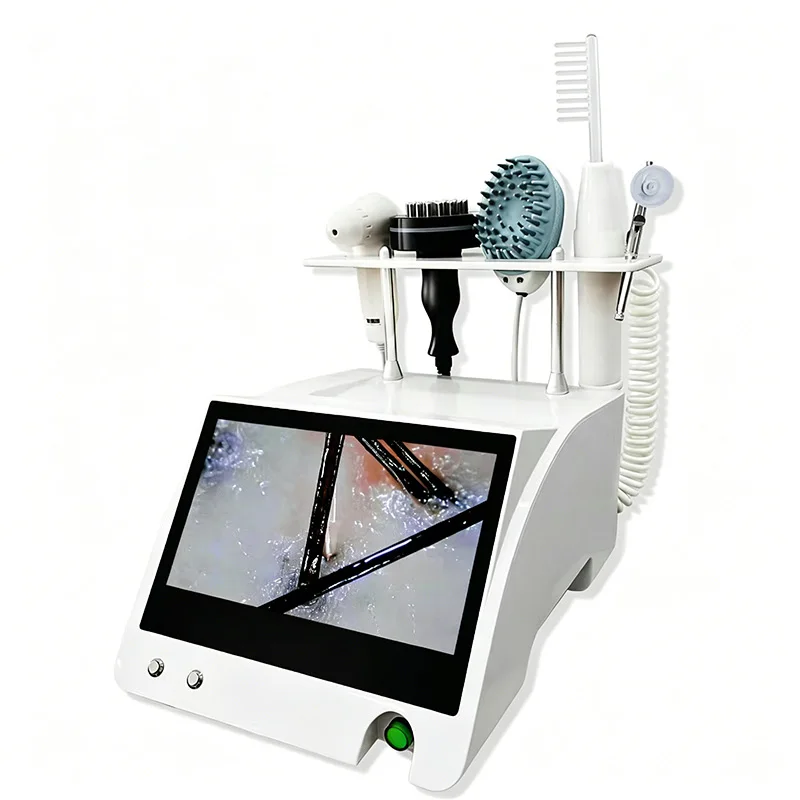 Hair Care Wella - 12-Zoll Desktop-Kopfhautpflege- und Haarfollikel-Detektor, Meridian-Massage- und