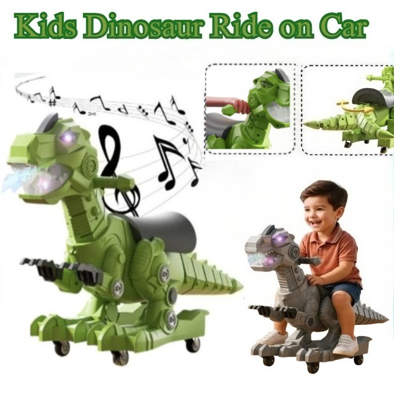 Hair Care Spray - Dinosaurier-Fahrt auf Spielzeug, Kleinkind-Fahrt auf Autos