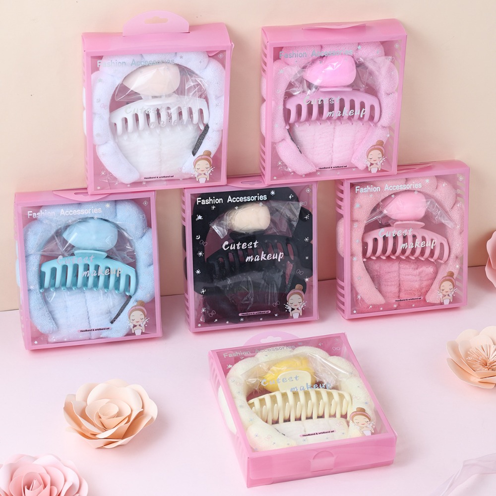 House Hair Care - 5-teiliges Haar- und Gesichtspflegeset – Haarklammer,