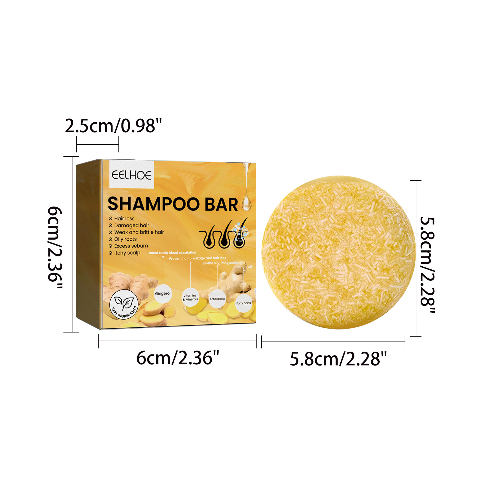 Natürlicher Ingwer-Haarshampoo – Hair Care Natural Bewertung und Preis