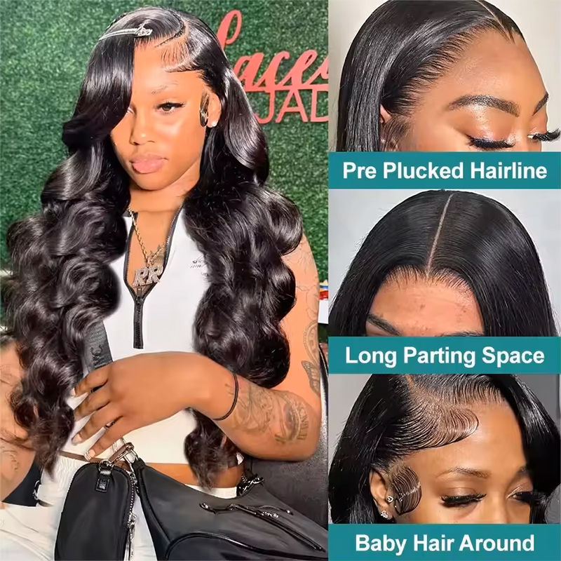 180-220% Dichte Naturschwarz 1 – Lace Front Wig Bewertung und Preis