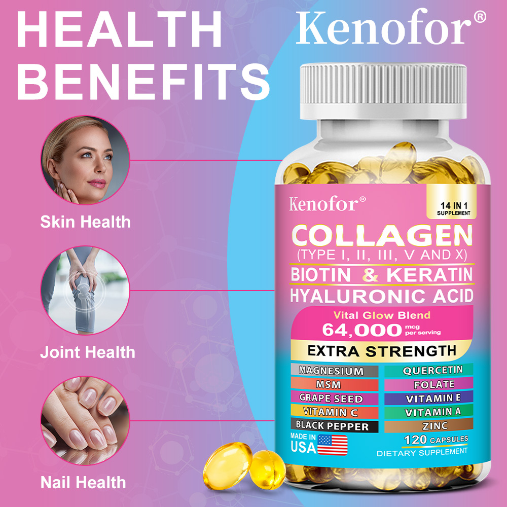 Komplexe Kollagenkapseln, erhe – Hair Care Vitamin Bewertung und Preis