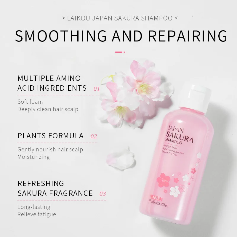 LAIKOU Japan Sakura Shampoo Re – Hair Care Vitamin Bewertung und Preis