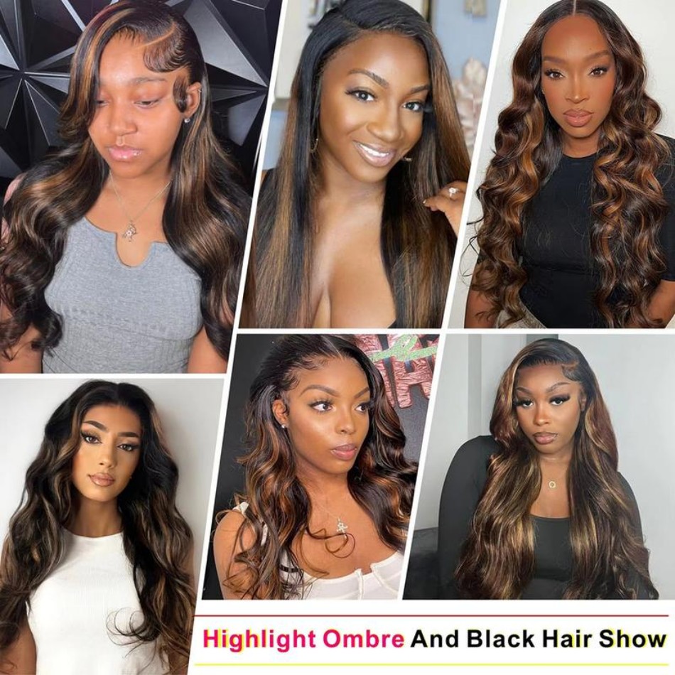 P1B30 Highlight Ombre Body Wav – Lace Front Wig Bewertung und Preis