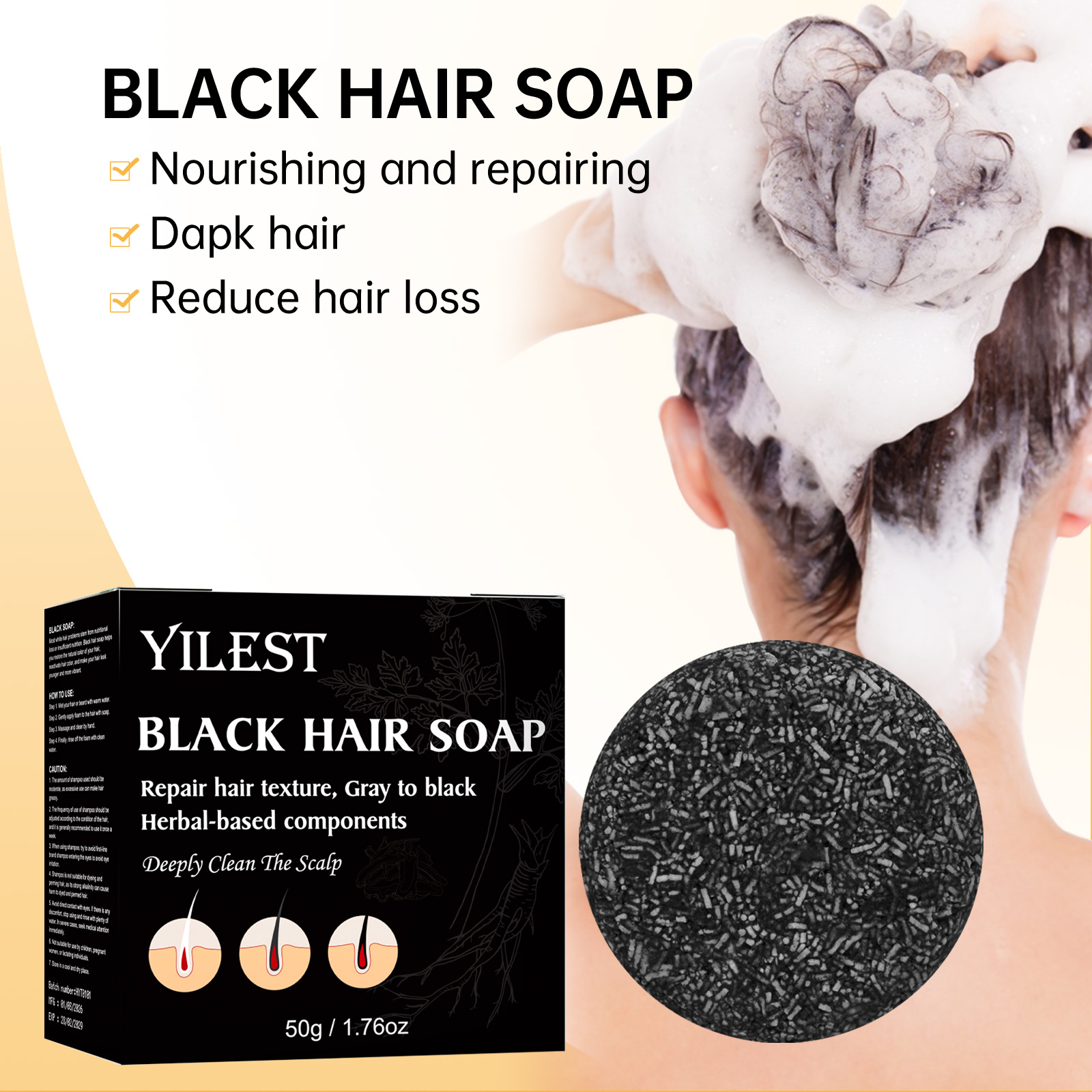 Natürliche Kräuter-Haarseife 5 – Hair Care Natural Ingredients Bewertung und Preis