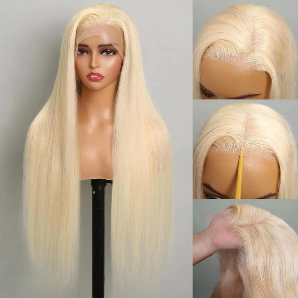 613 Blonde Echthaar-Perücke, H – Lace Front Wig Bewertung und Preis