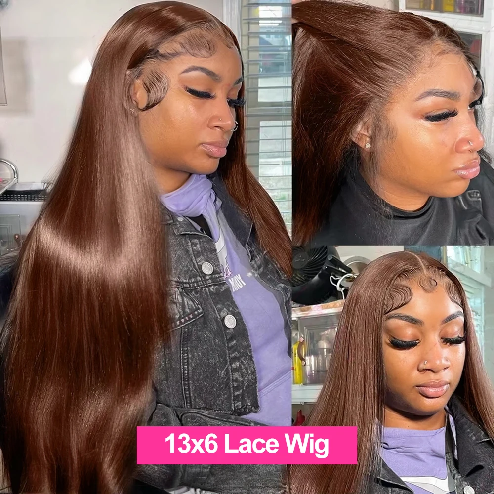 Schokoladenbraune 13x4 HD Lace – Lace Front Wig Bewertung und Preis