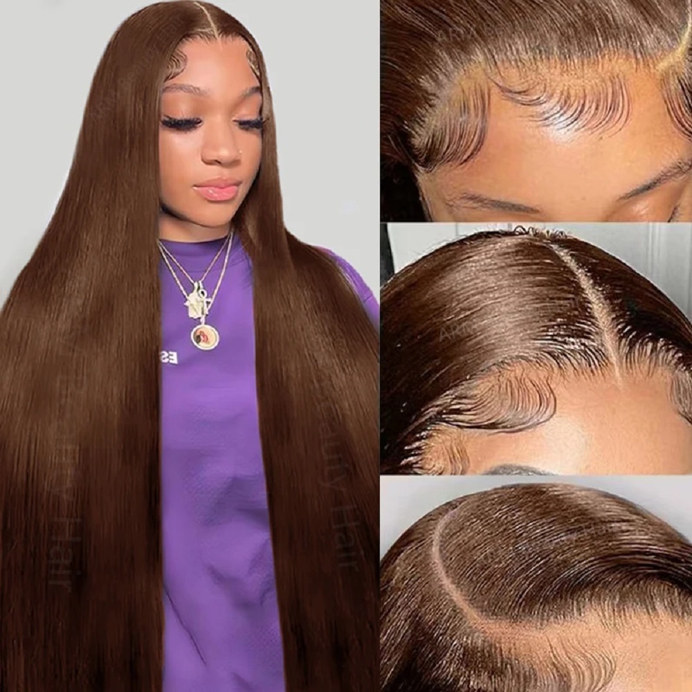 Schokoladenbraune 13x4 HD Lace – Lace Front Wig Bewertung und Preis