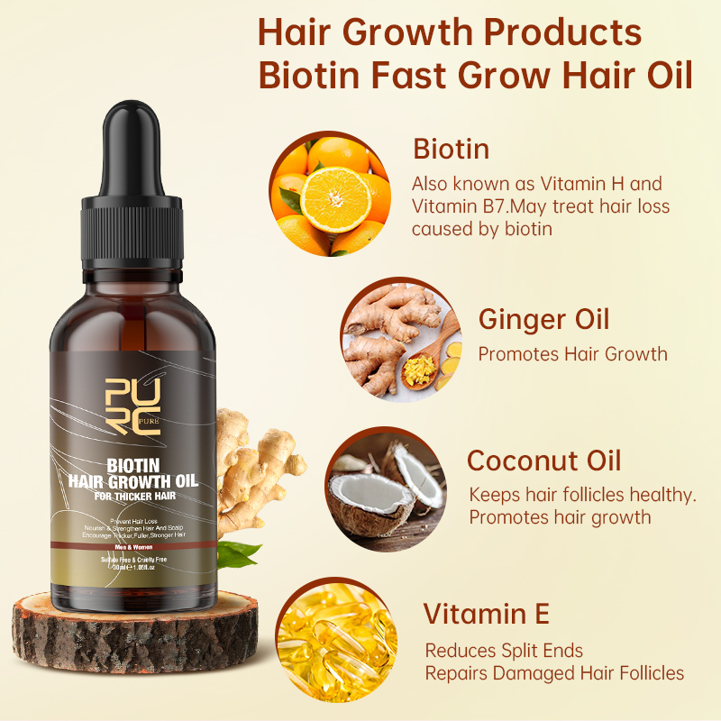 PURC Biotin Haarwachstumsöl Sh – Hair Care Vitamin Bewertung und Preis